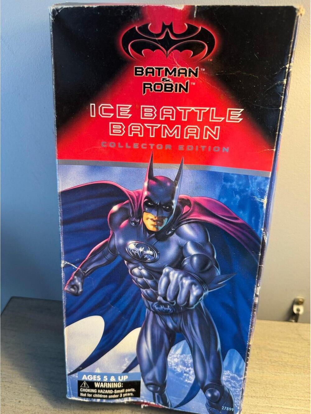 Vintage 1997 Batman & Robin Ice Battle Batman Collector Edition 12” Figure Kenne
